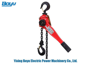 0.75T Transmission Line Stringing Tools Manual Lever Chain Hoist Hand Pull When Fully Loaded 140N