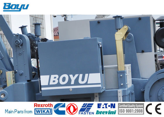 129kw 173hp Diesel Engine Hydraulic Puller Machine Bull-wheel Diameter 600mm