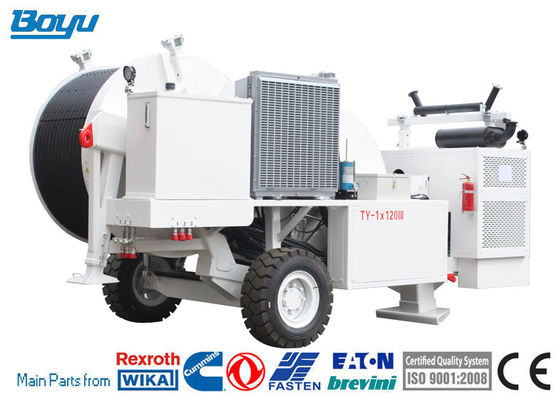 Tension Stringing Equipment Cummins Engine Hydraulic Tension Machine For Overhead Line