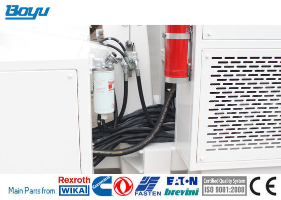 Tension Stringing Equipment Cummins Engine Hydraulic Tension Machine For Overhead Line